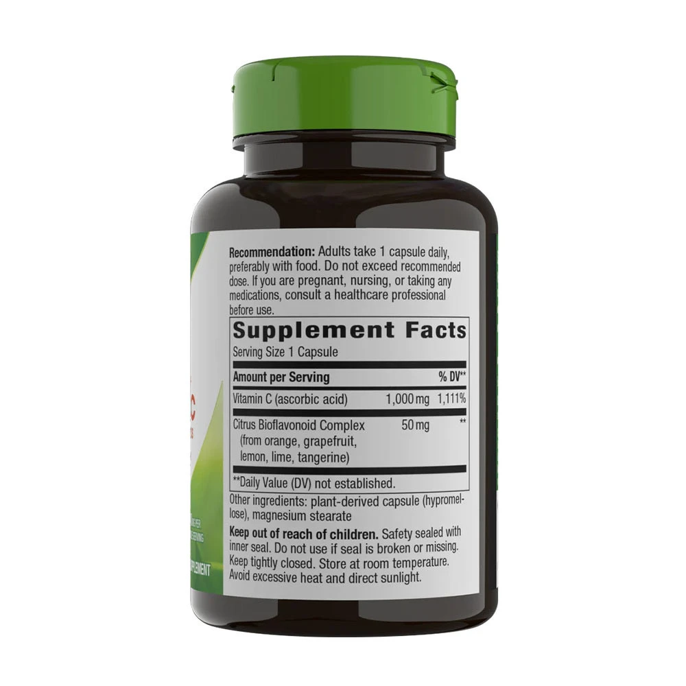 Natures Way - Vitamin C mit Bioflavonoiden (100 Kapseln) – Bild 4