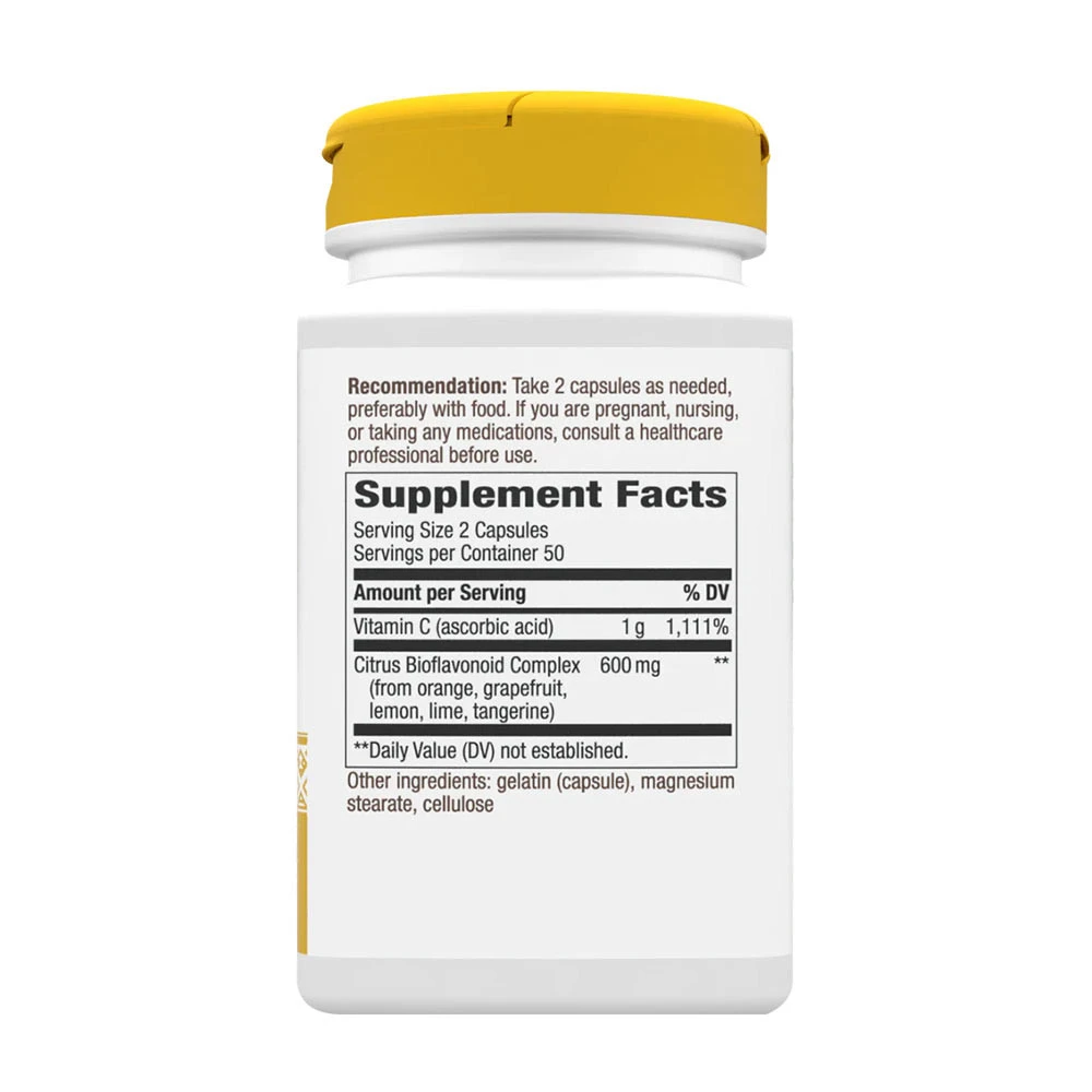 Natures Way - Vitamin C mit Bioflavonoiden (100 Kapseln) – Bild 7