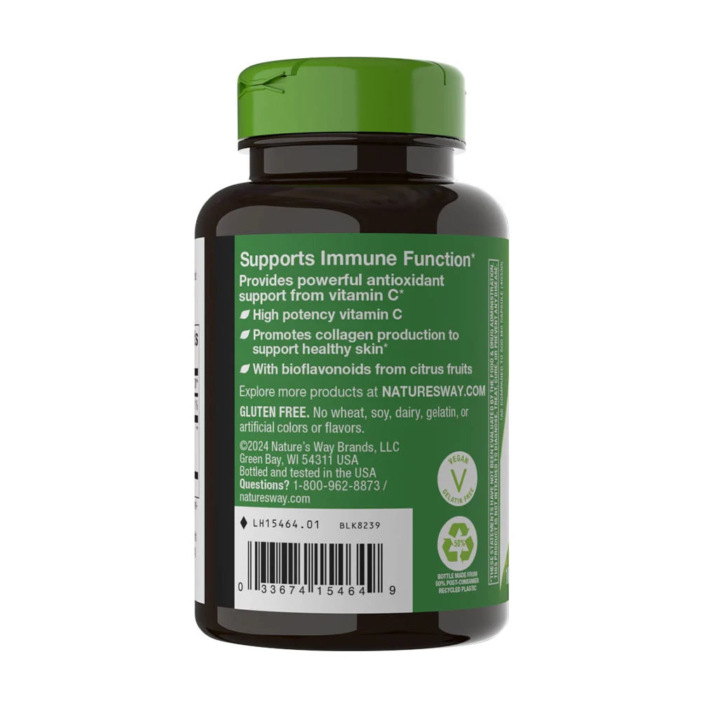 Natures Way - Vitamin C mit Bioflavonoiden (100 Kapseln) – Bild 9