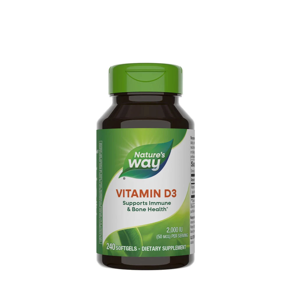 Natures Way - Vitamin D3 (240 Weichkapseln)