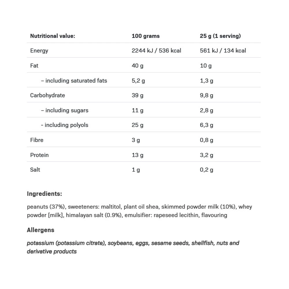 Allnutrition - Nutlove, Weiße Schokolade mit Erdnuss - 500g – Bild 6