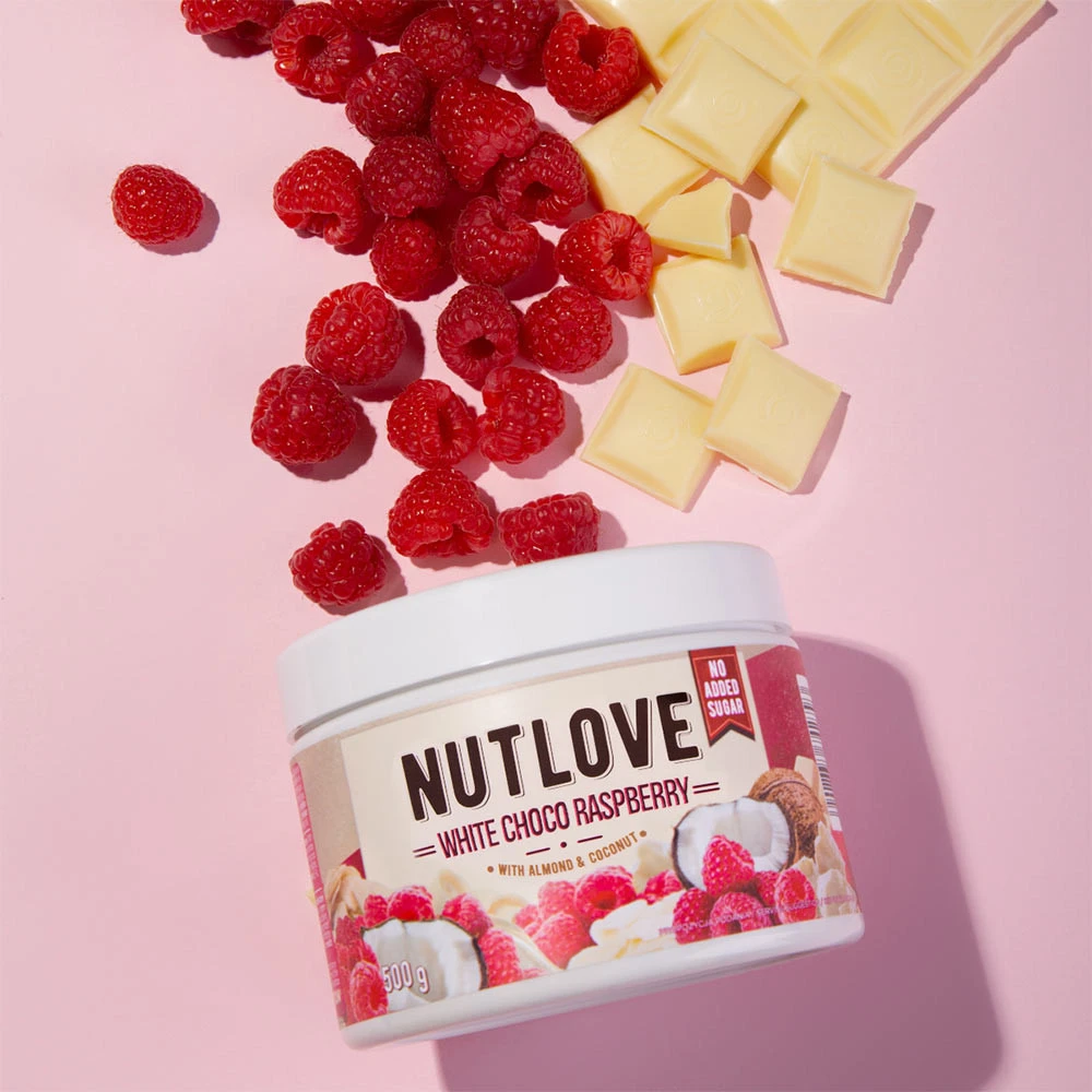 Allnutrition - Nutlove, Weiße Schokolade mit Himbeere - 500g – Bild 9