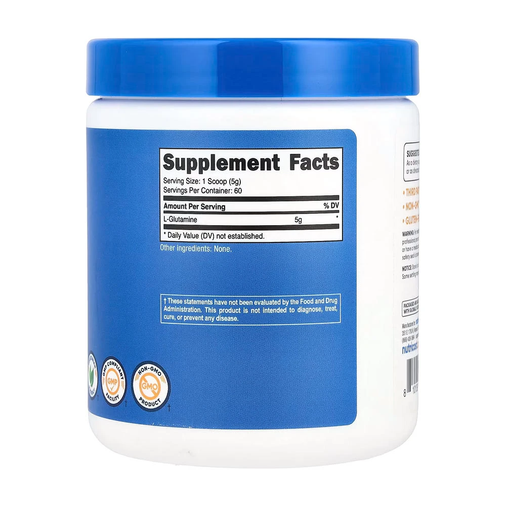 Nutricost - L-Glutamin-Pulver (300 g) – Bild 5