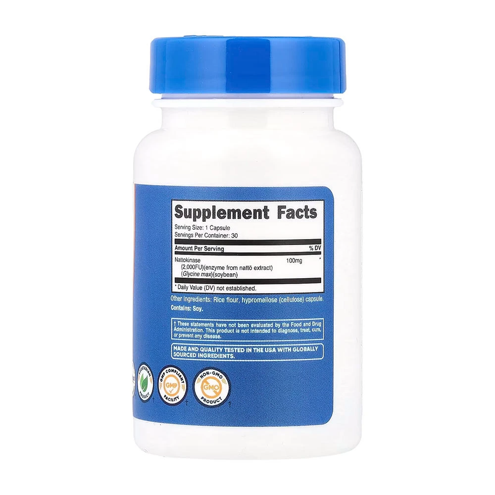 Nutricost - Nattokinase 2000 FU (30 Kapseln) – Bild 5