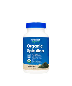 Nutricost Organic Spirulina  (240 Tablets)