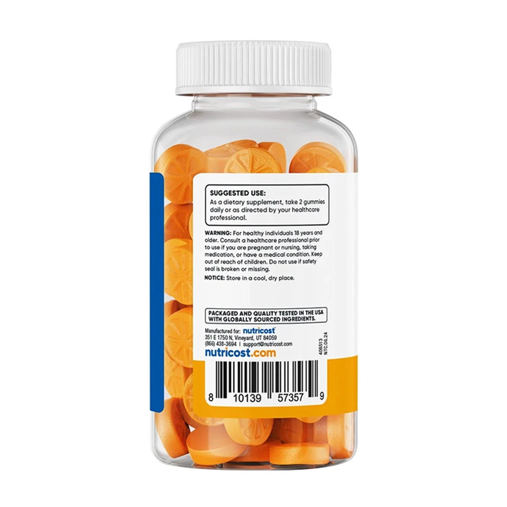 Nutricost - Kurkuma-Gummis mit Zitronengeschmack, 2000 mg (120 Stück) – Bild 5