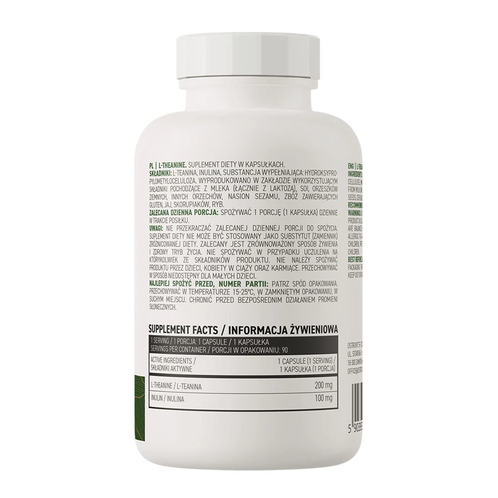 OstroVit L-Theanin (90 Kapseln) – Bild 7