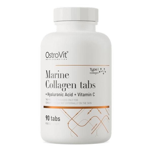 OSTROVIT Marine Collagen + Hyaluronic Acid + Vitamin C (90 tabs)