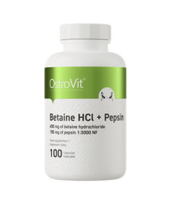 Ostrovit Betaine HCL + Pepsin (100 Capsules)