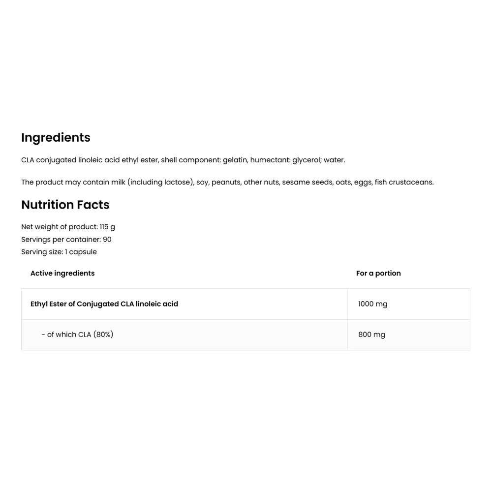 OstroVit - OstroVit CLA 1000 (90 Kapseln) – Bild 2