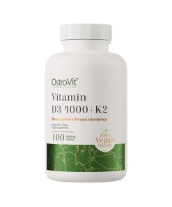 Ostrovit D3 4000 IU + K2 VEGE (100 Tablets)