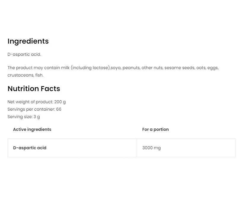 OstroVit - DAA Pulver (200 g, Natur) – Bild 7