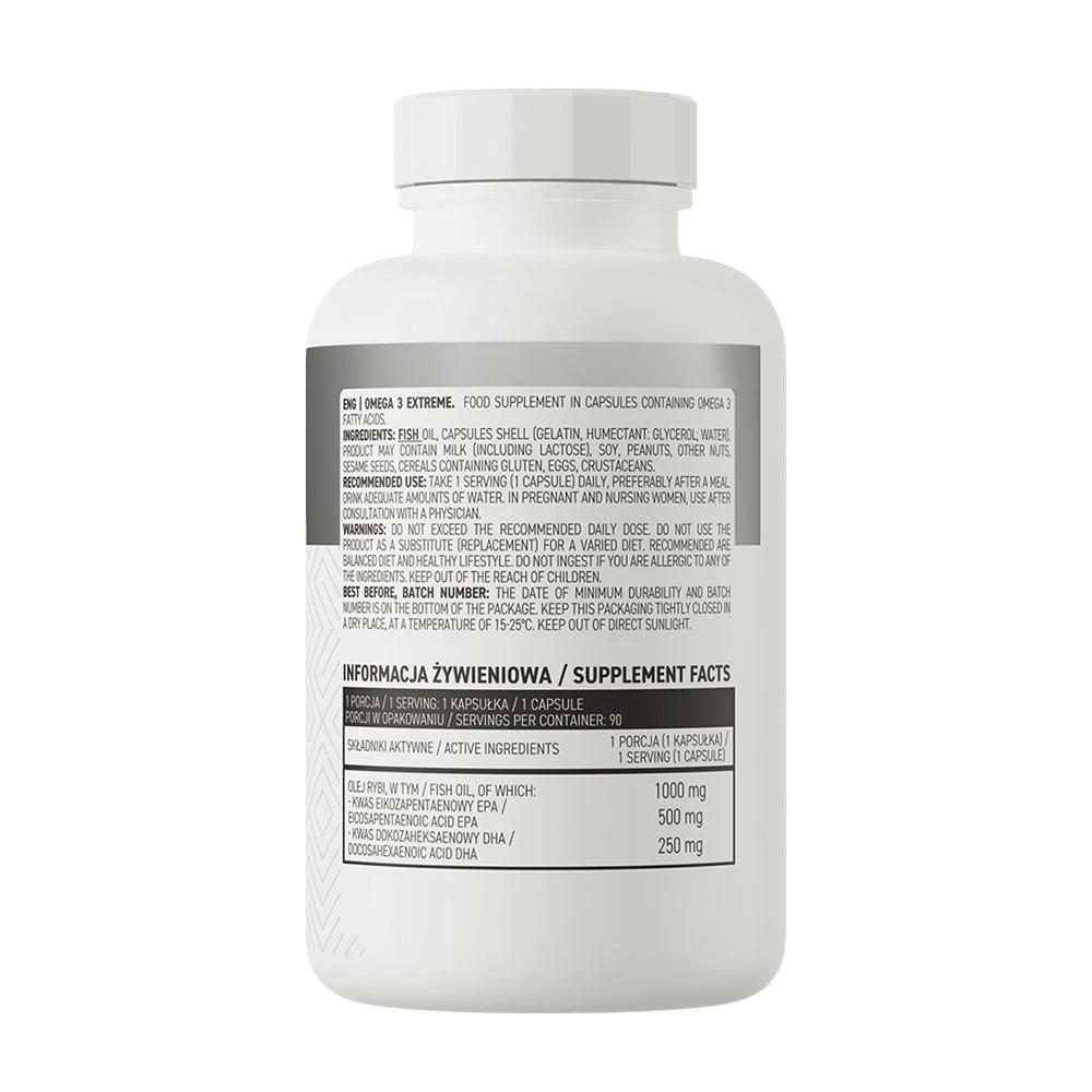 OstroVit - OstroVit Omega 3 Extreme (90 Kapseln) – Bild 2