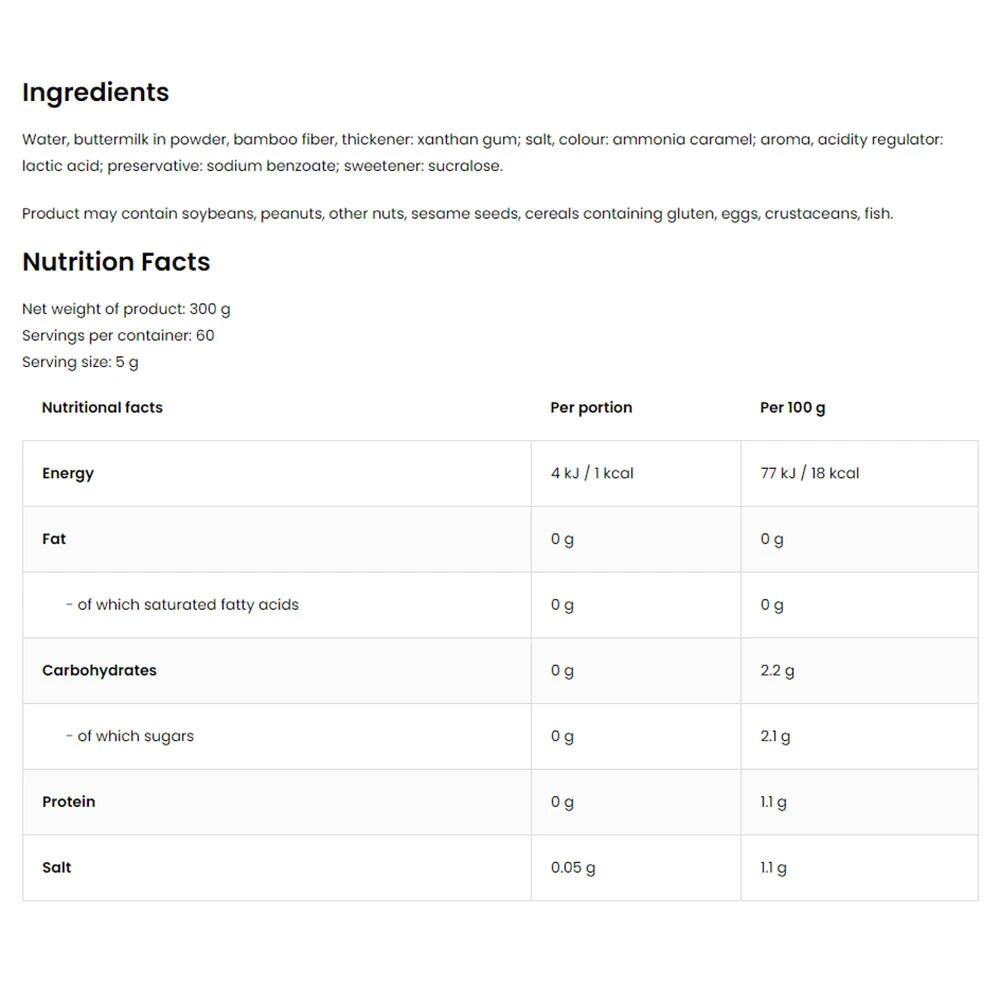 OstroVit - OstroVit Sauce mit gesalzenem Karamellgeschmack (300 g) – Bild 4