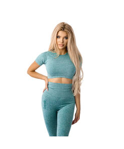 Ostrovit Seamless Short-Sleeve Crop Top (M