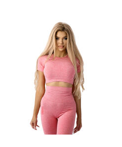 Ostrovit Seamless Short-Sleeve Crop Top (XS