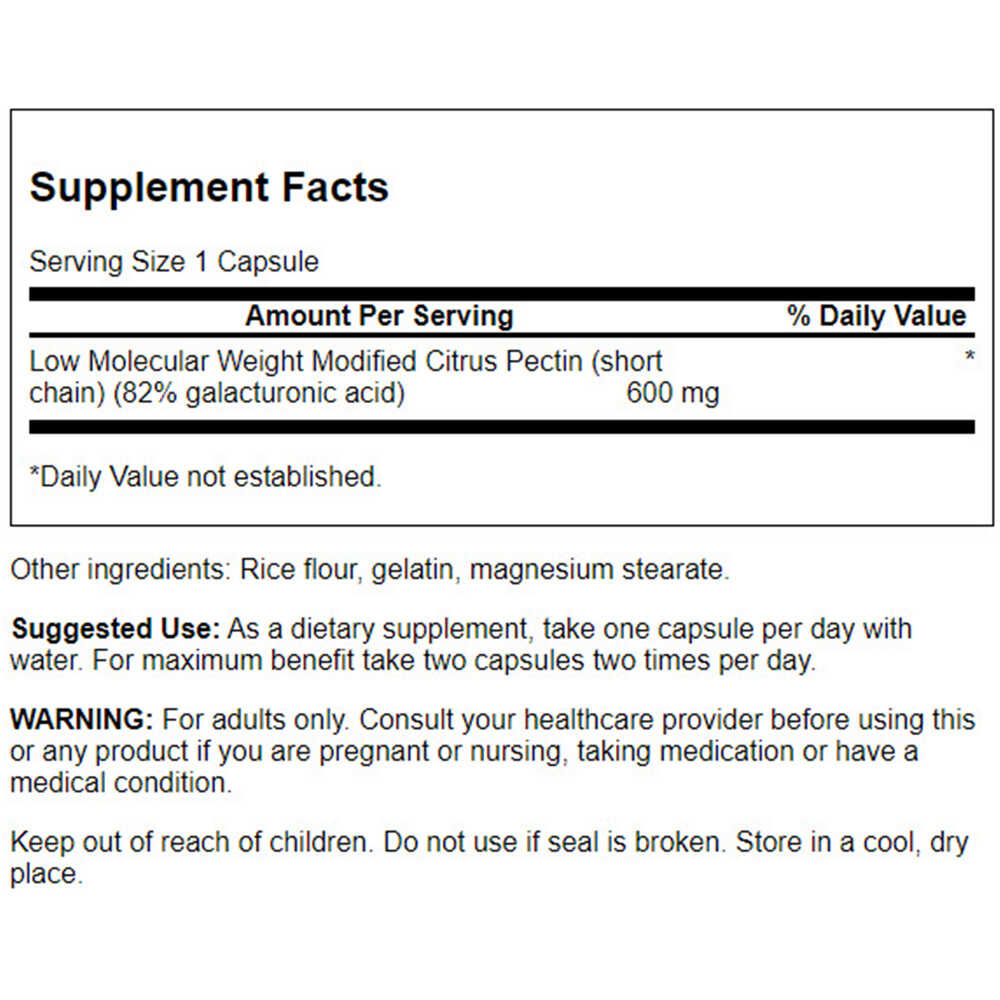 Swanson - PectiPure, 600 mg - 60 Kapseln – Bild 3
