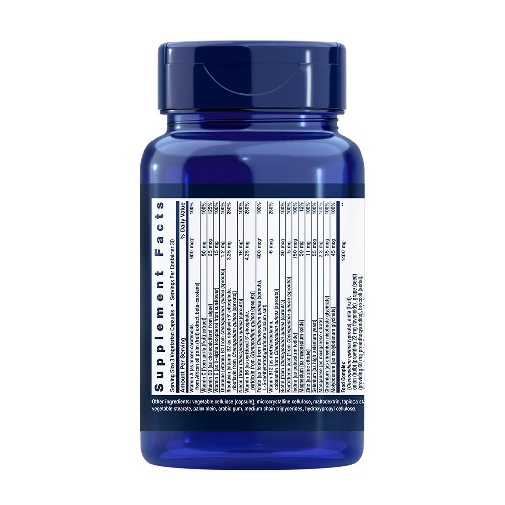 Life Extension - Pflanzenbasiertes Multivitamin - 90 Kapseln – Bild 2