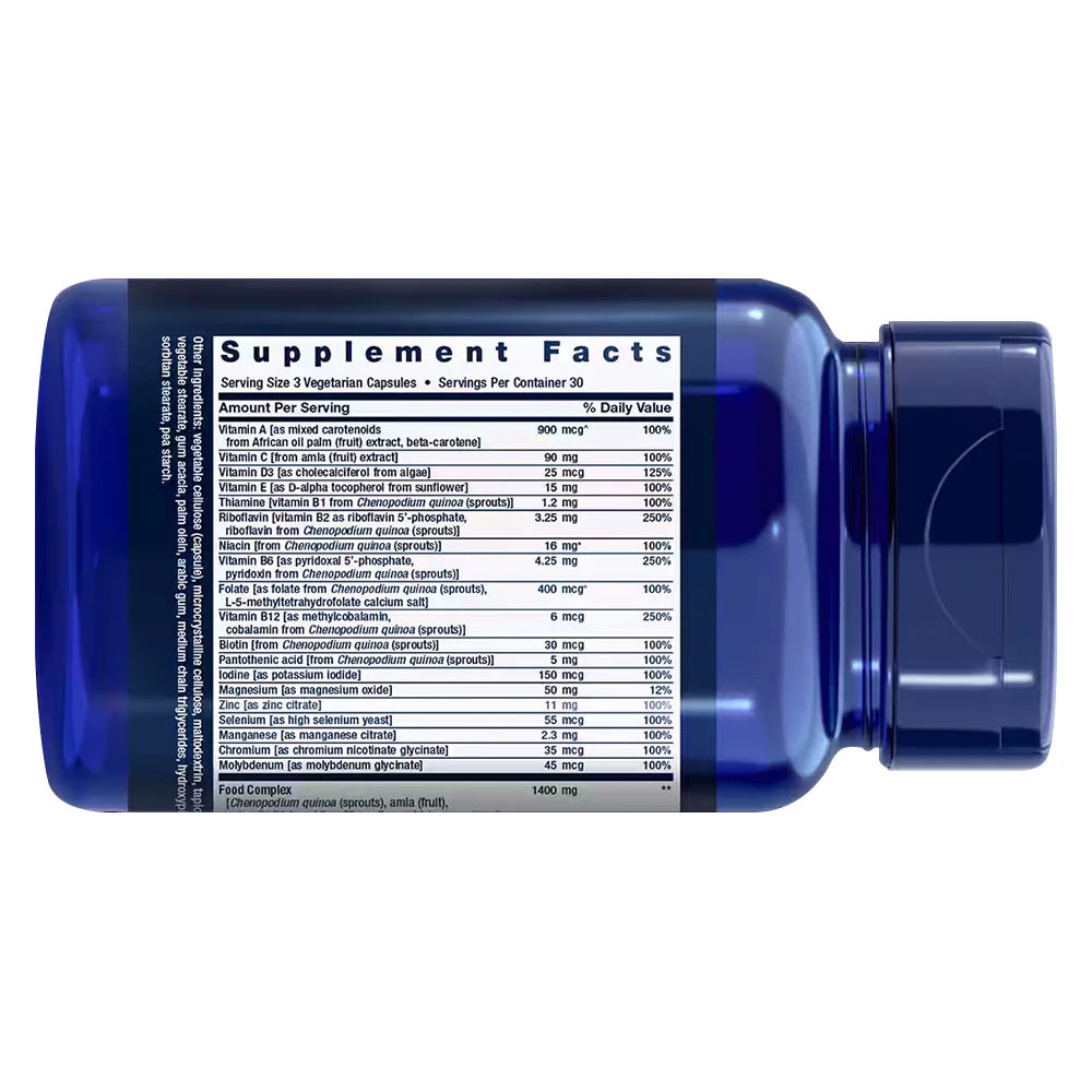 Life Extension - Pflanzenbasiertes Multivitamin - 90 Kapseln – Bild 4