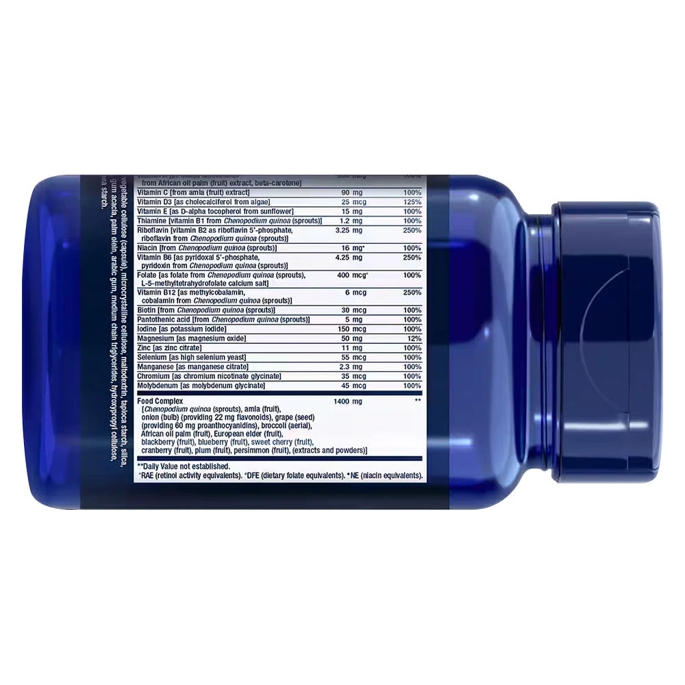 Life Extension - Pflanzenbasiertes Multivitamin - 90 Kapseln – Bild 7