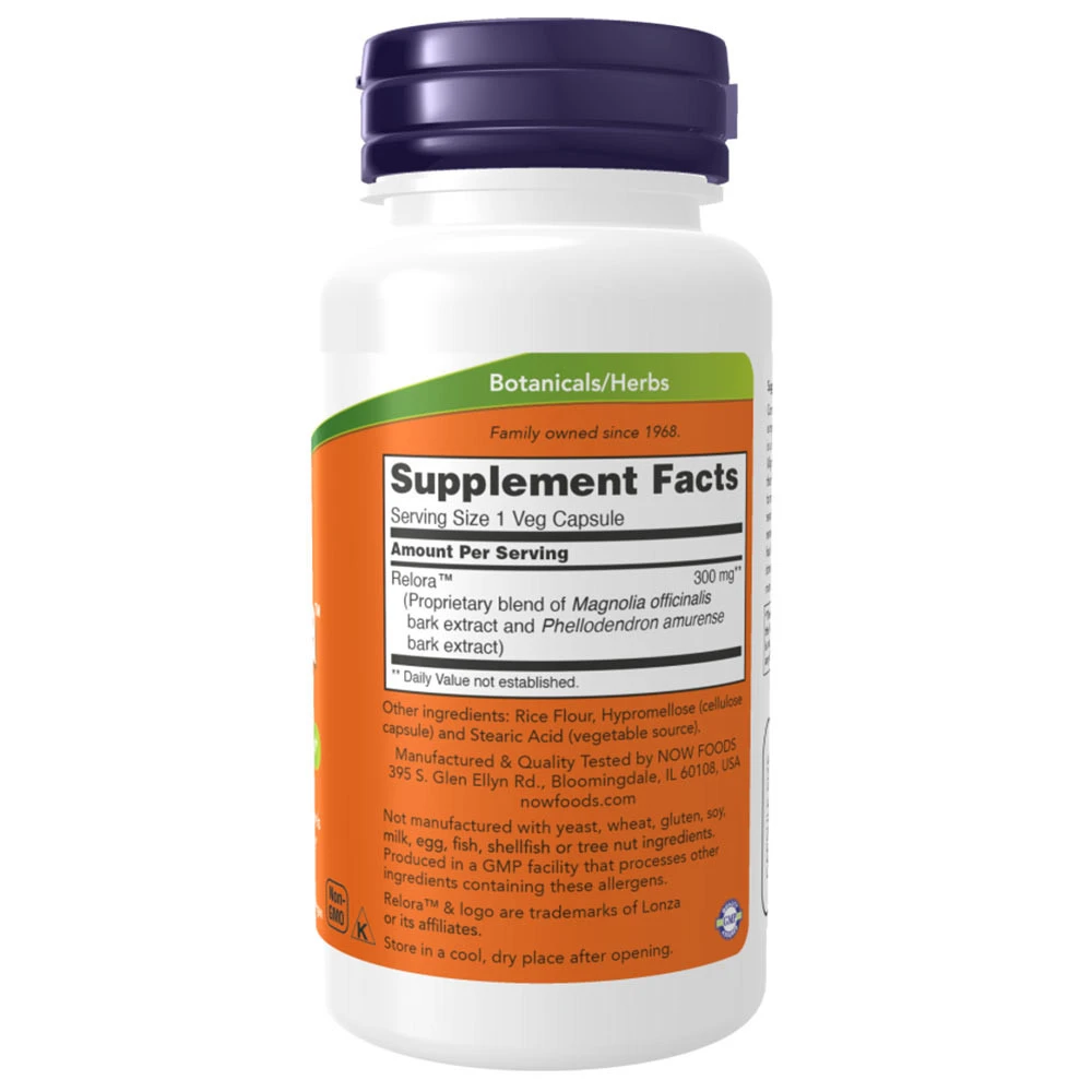 NOW Foods - Relora, 300 mg - 120 Kapseln – Bild 6