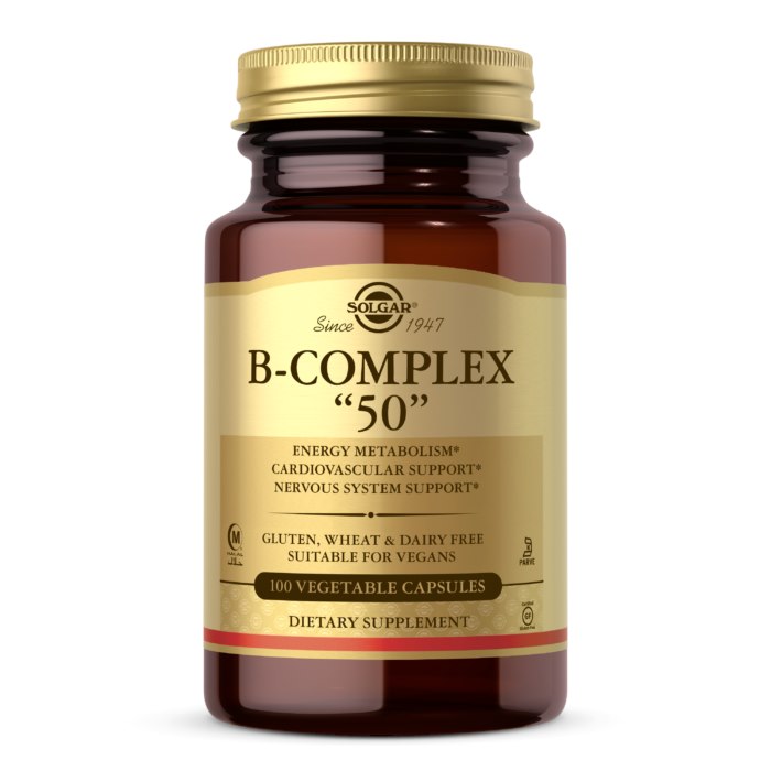 SOLGAR B-Komplex 50 (100 Kapseln)