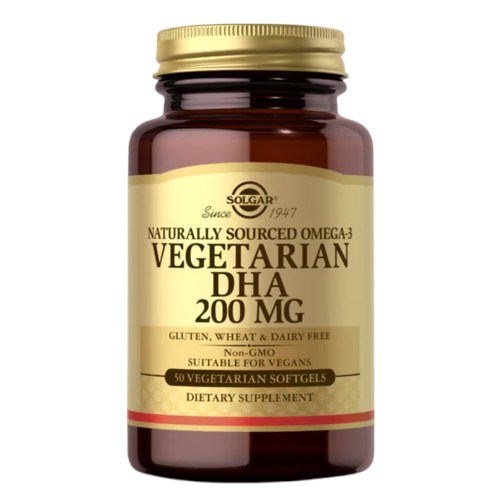 SOLGAR Omega-3 Vegetarian DHA 200 mg (50 softgels)