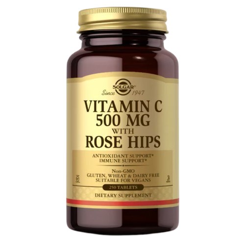 SOLGAR Vitamin C with Rose Hips (250 tabs)