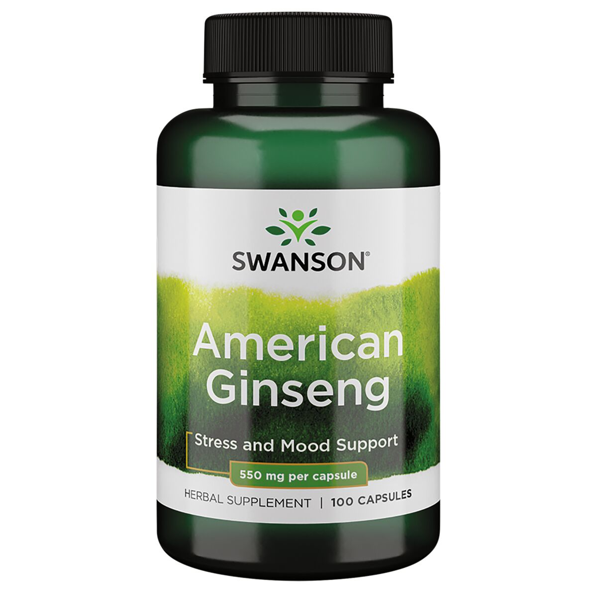 SWANSON American Ginseng 550mg 100kaps