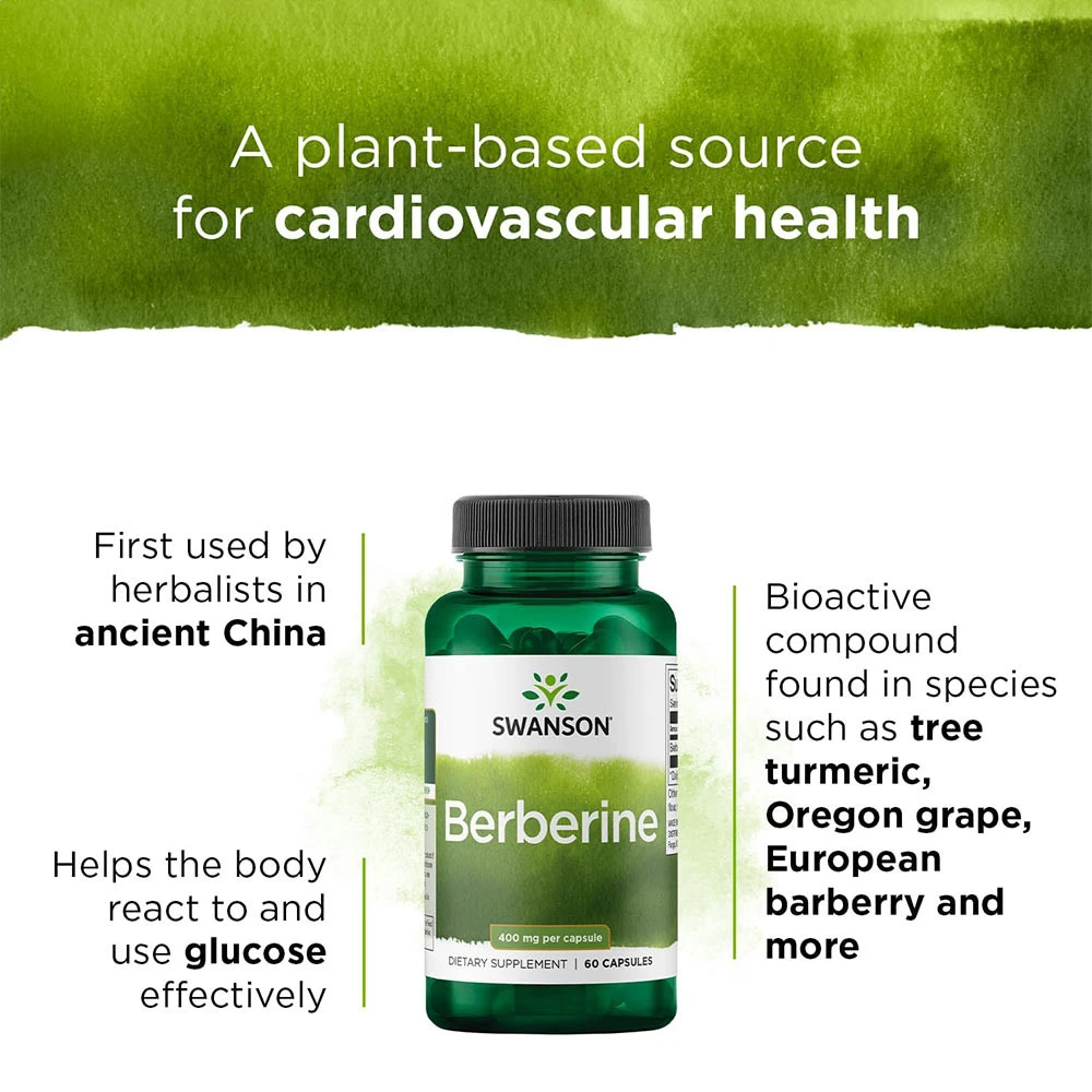 Swanson - Berberin, 400 mg - 60 Kapseln – Bild 4