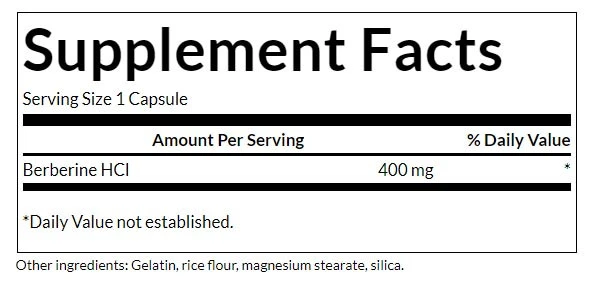Swanson - Berberin, 400 mg - 60 Kapseln – Bild 6