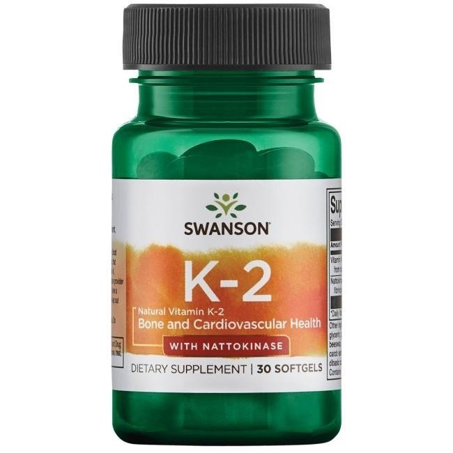SWANSON Witamina K-2 + Nattokinaza 30 ¿elek