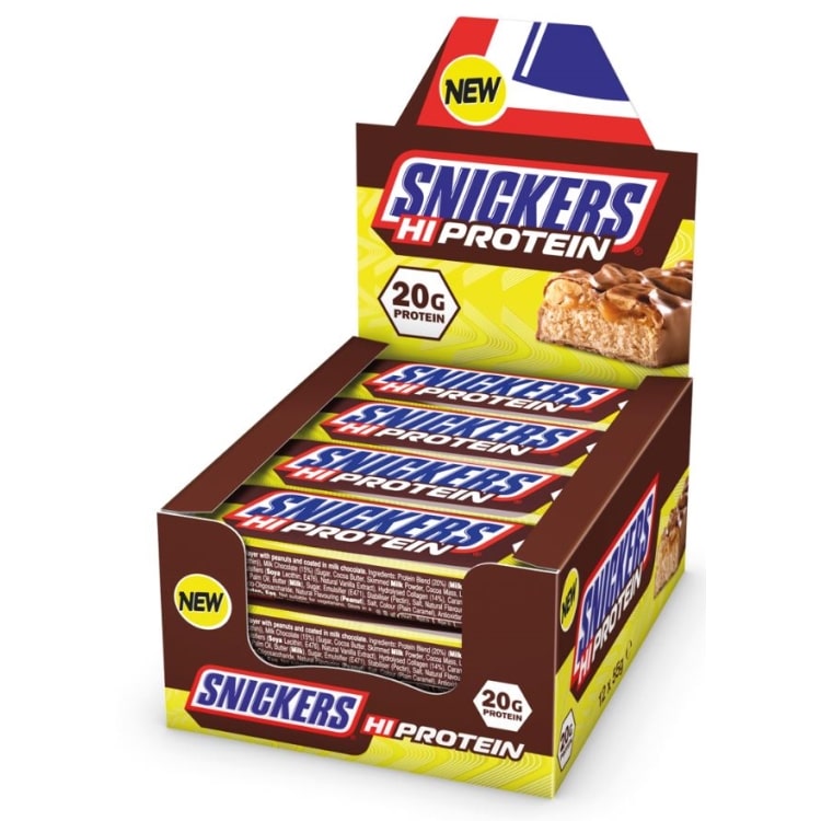 Mars - Snickers Hi Protein Riegel, Original - 12 StüCk-image