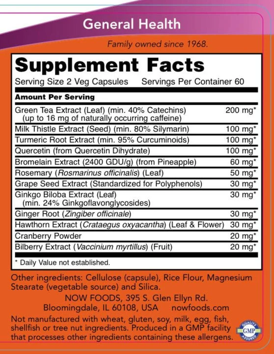 NOW Foods - Superantioxidantien - 120 vegane Kapseln – Bild 3