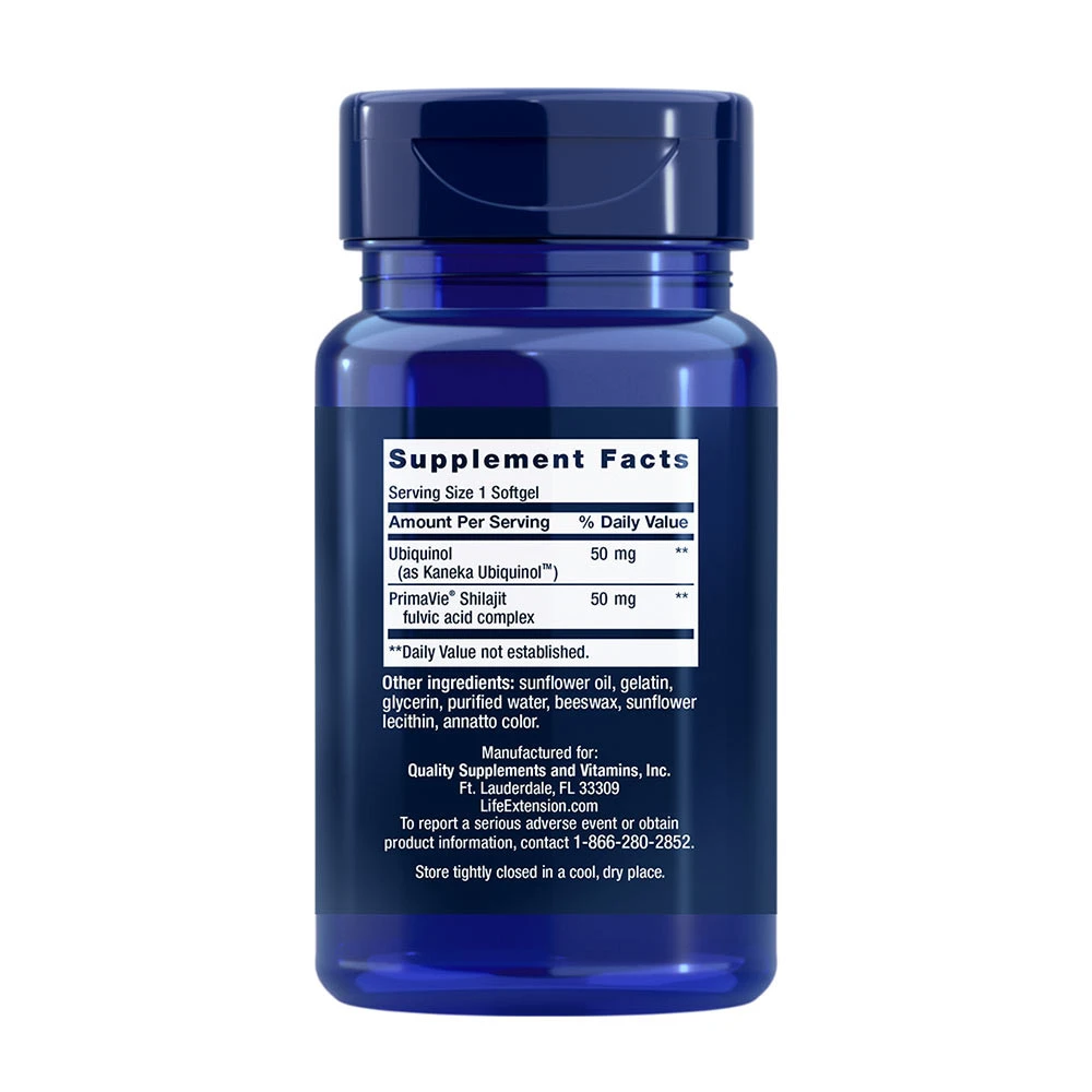 Life Extension - Super Ubiquinol CoQ10 mit verbesserter mitochondrialer Unterstützung, 50 mg - 100 Weichgelkapseln – Bild 7