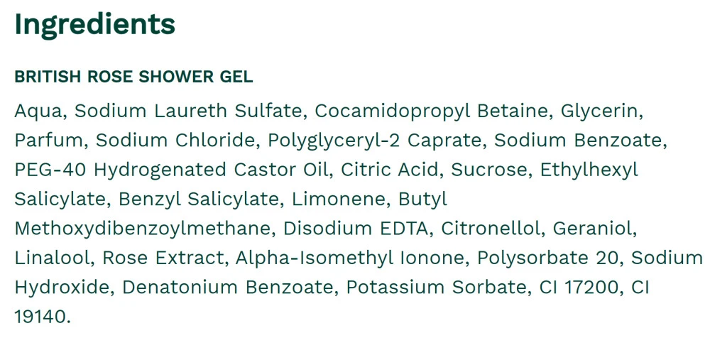 The Body Shop - Britisches Rosen-Duschgel (250 ml, British Rose) – Bild 7
