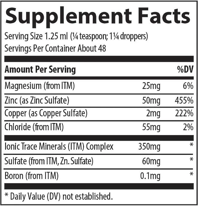 Spurenelemente - Ionisches Zink, 50 mg - 59 ml – Bild 2