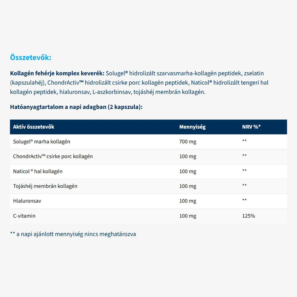 USA Medical - Kollagen-Komplex mit 5 Arten von Kollagen (60 Kapseln) – Bild 2