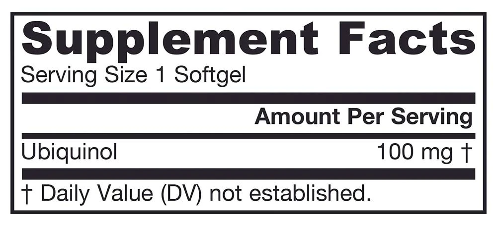Jarrow Formulas - Ubiquinol QH-Absorption, 100mg - 60 Weichkapseln – Bild 3
