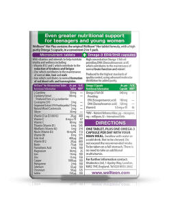Vitabiotics Wellteen Her Plus  (56 Tablets)