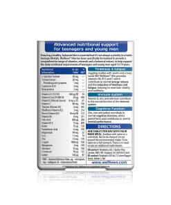 Vitabiotics Wellteen Him  (30 Tablets)