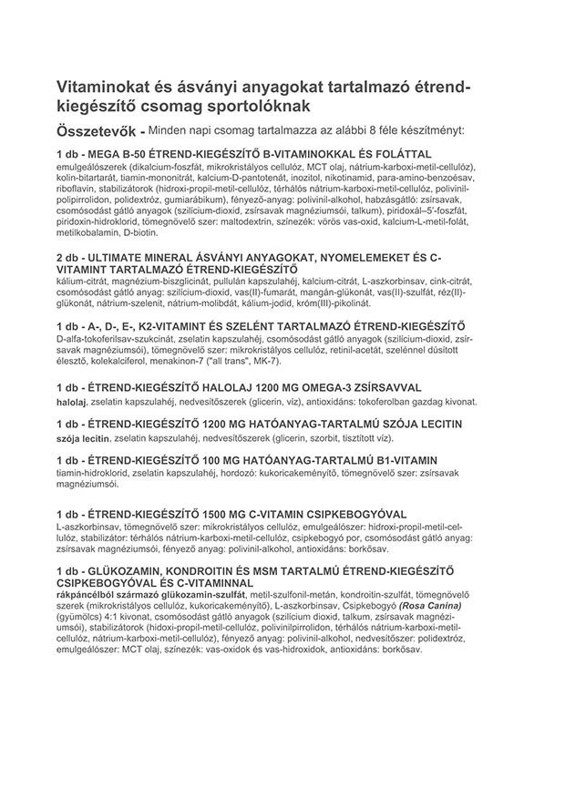 Vitaking - 365 Multivitamin Sportpaket (60 Packungen) – Bild 2