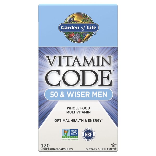 Vitamin Code 50 & Wiser Men - 120 vcaps