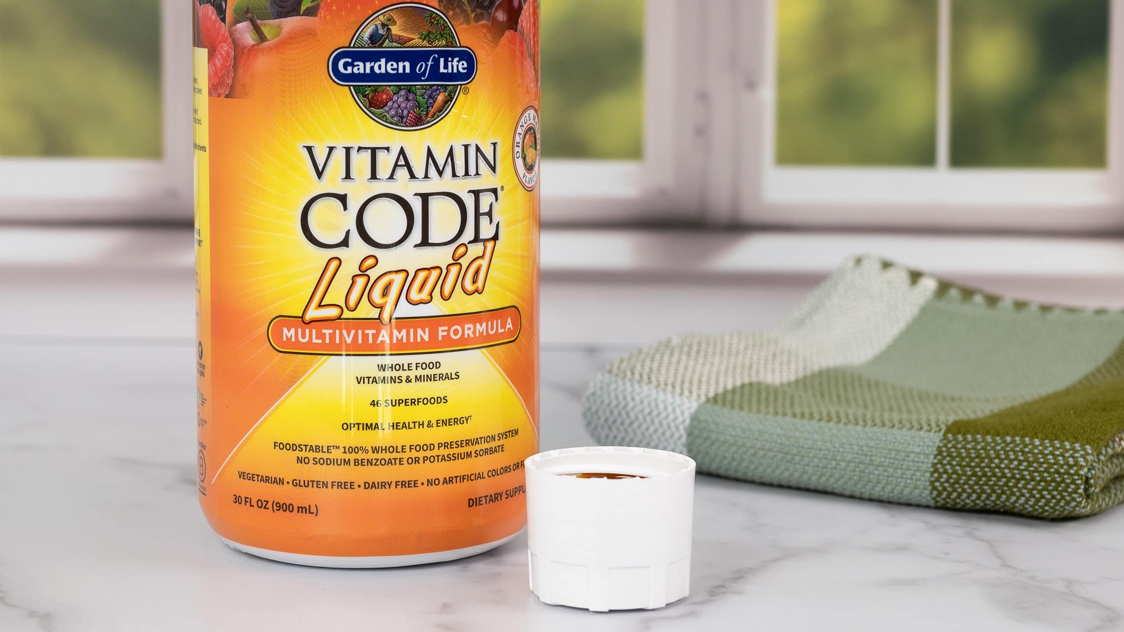 Garden of Life - Vitamin Code Flüssiges Multivitamin, Orange-Mango - 900 ml – Bild 7