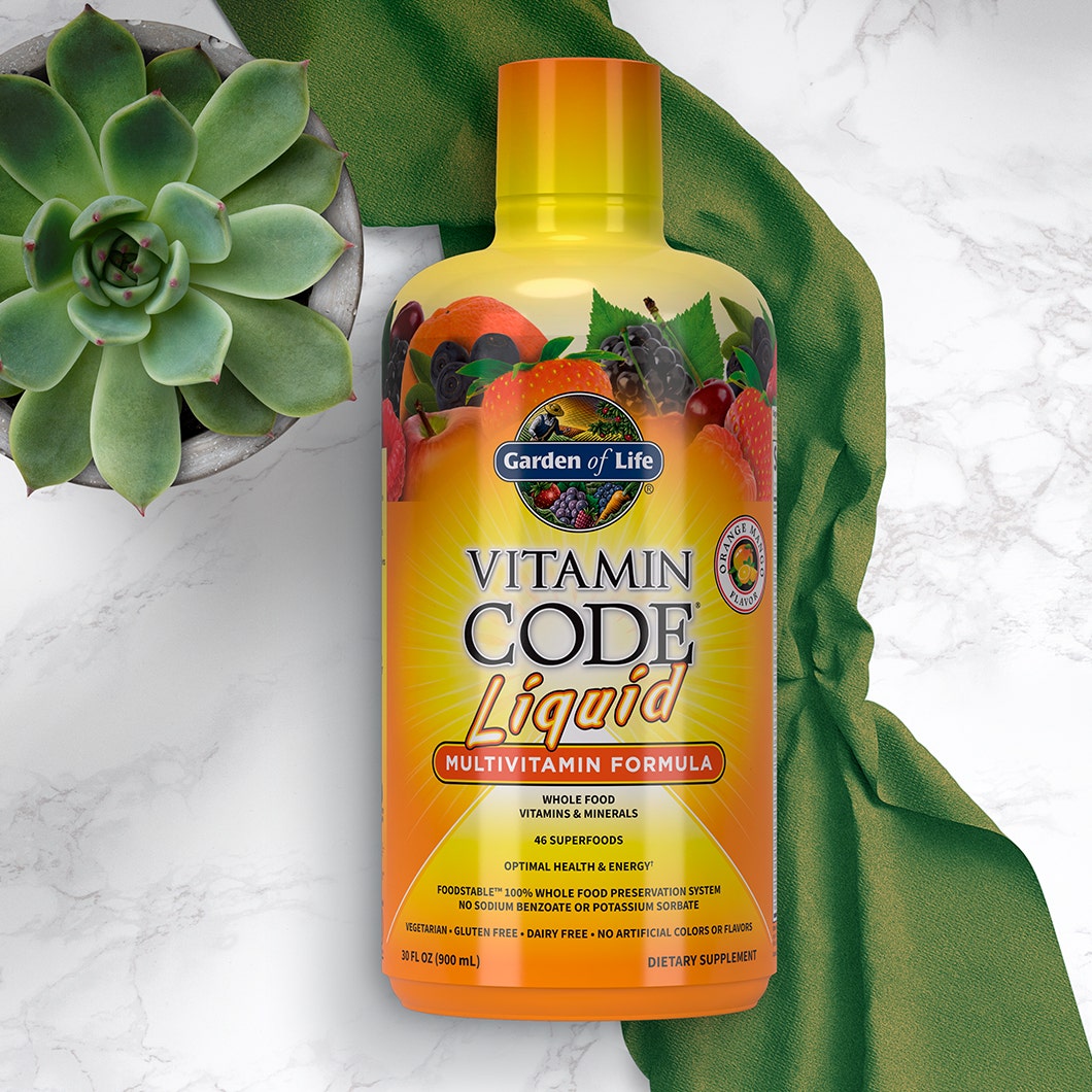 Garden of Life - Vitamin Code Flüssiges Multivitamin, Orange-Mango - 900 ml – Bild 9