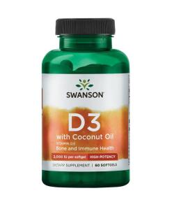 Vitamin D-3 with Coconut Oil