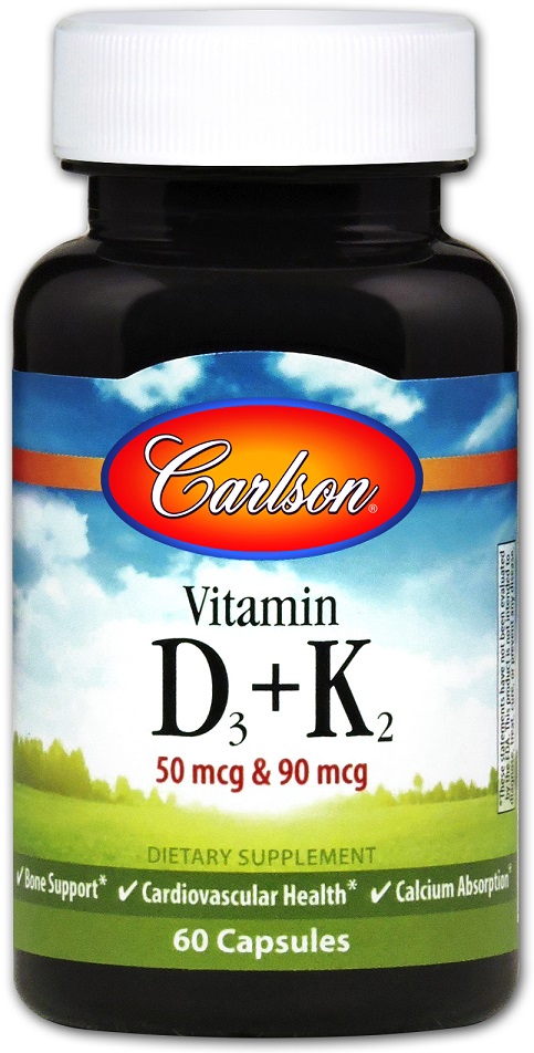 Vitamin D3 + K2 - 60 caps