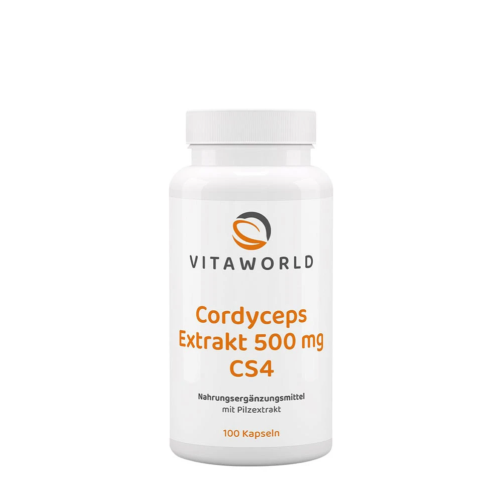 Vitaworld Cordyceps extract 500 mg CS4 (100 Capsules)