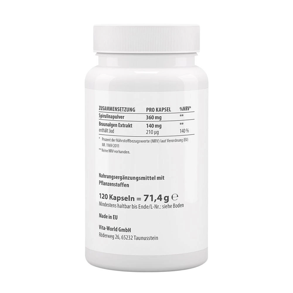 Vitaworld - Kelp (120 Kapseln) – Bild 2