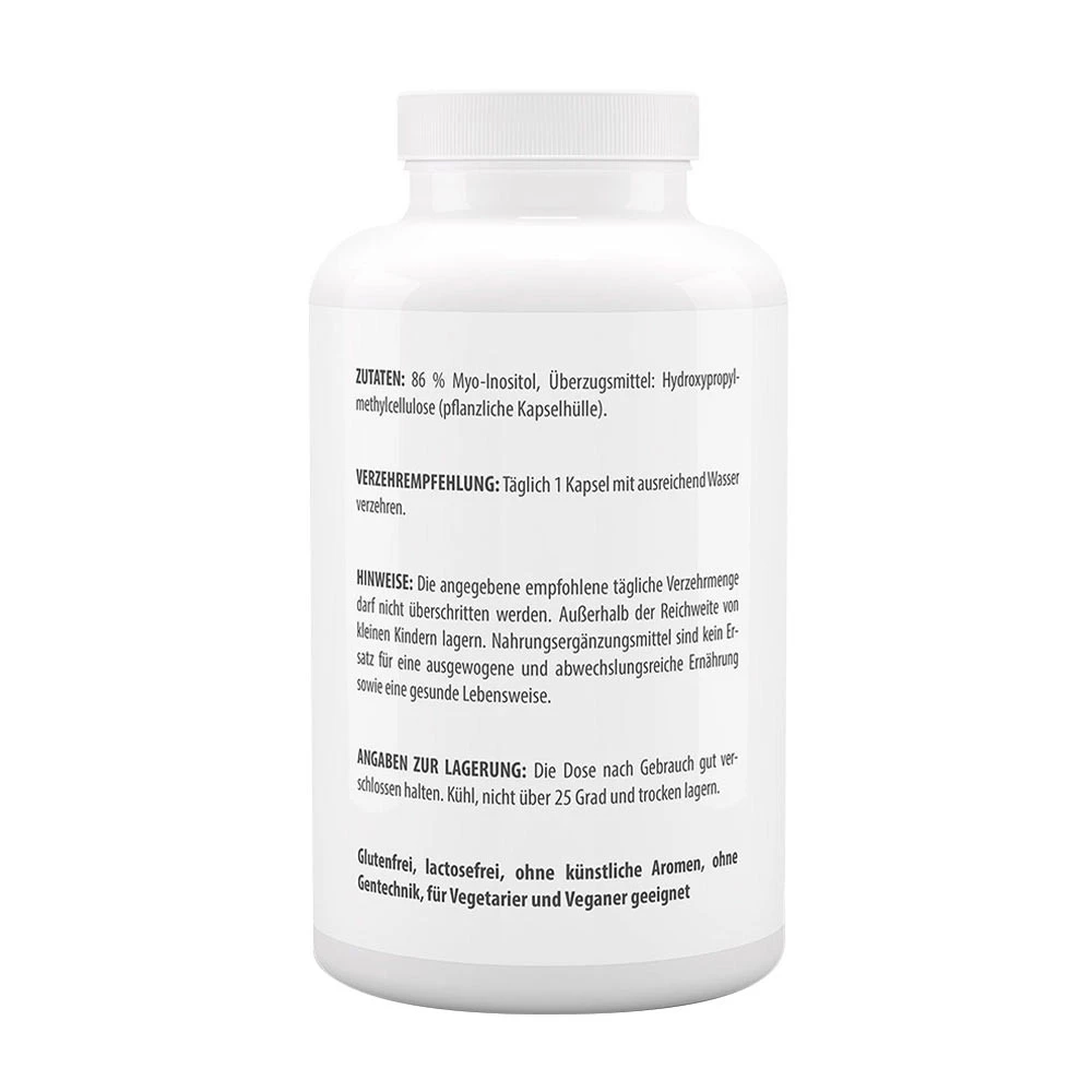 Vitaworld - Myo-Inositol 1000 mg (120 Kapseln) – Bild 3
